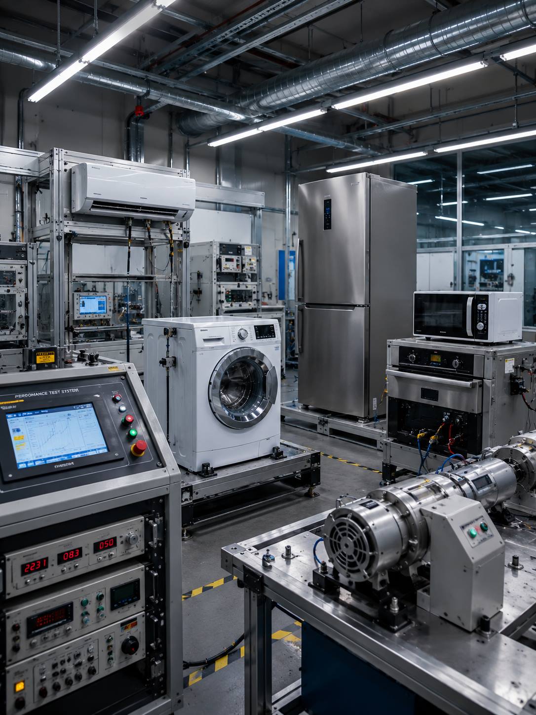 Domestic appliance testing equipment
