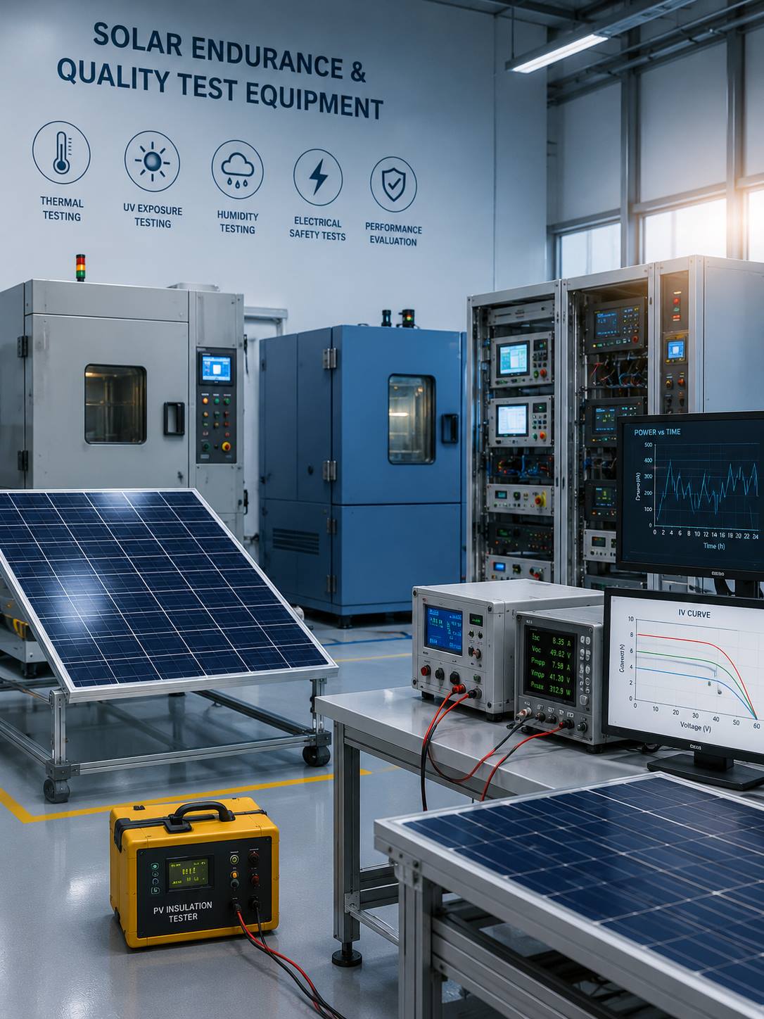 Solar endurance and quality test equipment